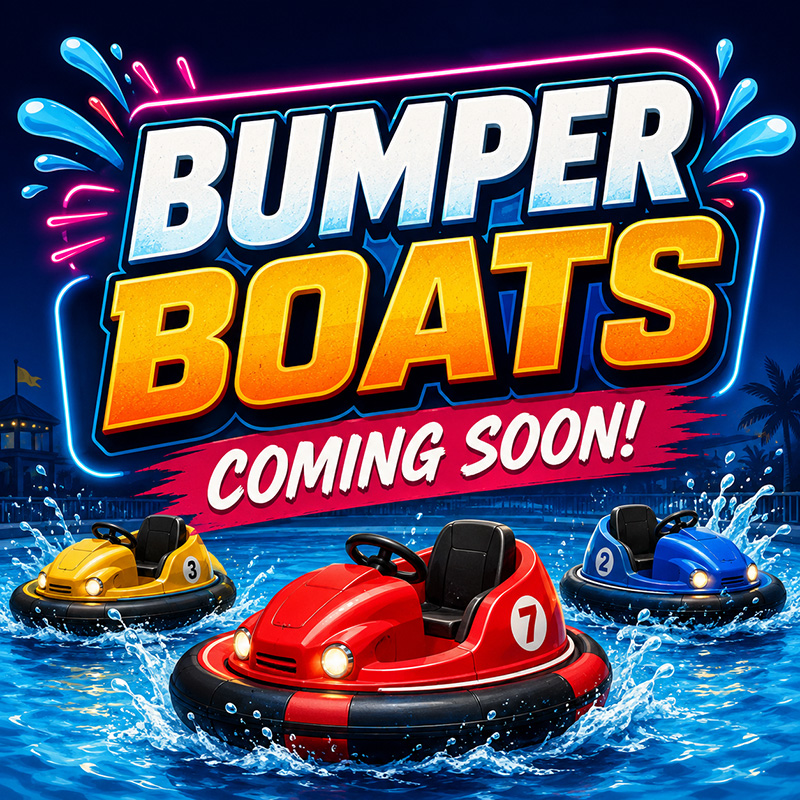 bumper boats coming soon